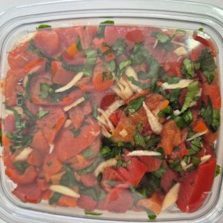 Салата печени чушки с чесън 0.250kg